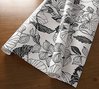 Steal of the Day: Pottery Barn Overlapping Leaves Wallpaper