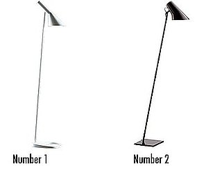 Less or More: Conical Leaning Floor Lamps