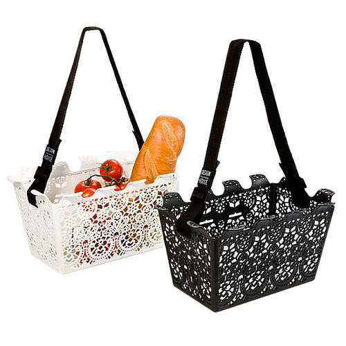 Nice and New: Lace Shopping Basket at the Container Store