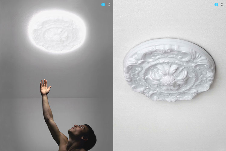 Cool Idea: Ceiling Medallion Light Cool Idea: Ceiling Medallion Light