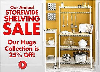 Sale Alert: The Container Store Shelving Sale