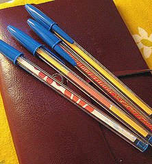 DIY: Paper-Covered Pens DIY: Paper-Covered Pens