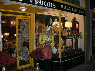 I Spy: Antique Shop Holiday Window Display