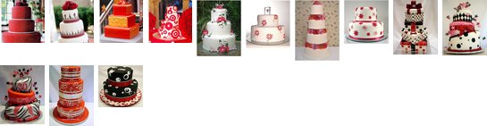 Red Wedding Cakes
