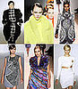 Anja Rubik, Karlie Kloss, Natasha Poly, Arlenis Sosa, Tasha Tilberg, Trish Goff at New York Fashion Week
