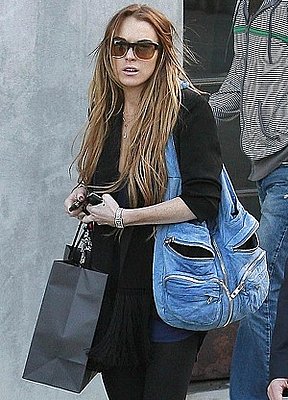 Photo of Lindsay Lohan Shopping In LA With Alexander Wang Bag