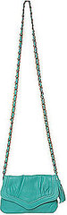 The Bag to Have: Topshop Leather Turquoise Cross-Body Bag 