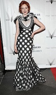 Model Coco Rocha Attends New Yorkers For Children Spring Dinner Dance in Black and White Zac Posen