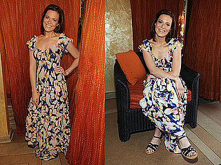 Mandy Moore Hosts the 2009 Season Opening of Tao Beach at The Venetian Wearing a Diane Von Furstenberg Maxi Dress