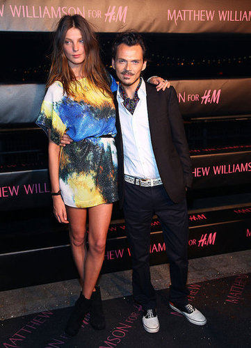 Daria Werbowy & Matthew Williamson Daria Werbowy & Matthew Williamson