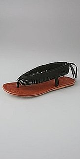 The Look For Less: Twelfth St. by Cynthia Vincent Cree Fringe Flat Thong Sandal 
