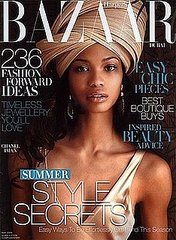 Photo of Chanel Iman in Harper's Bazaar Dubai Issue