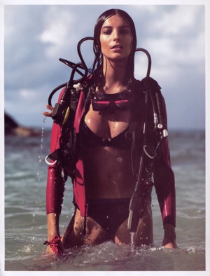 Canadian Model Daria Werbowy As Only Model in August 2009 Issue of French Vogue