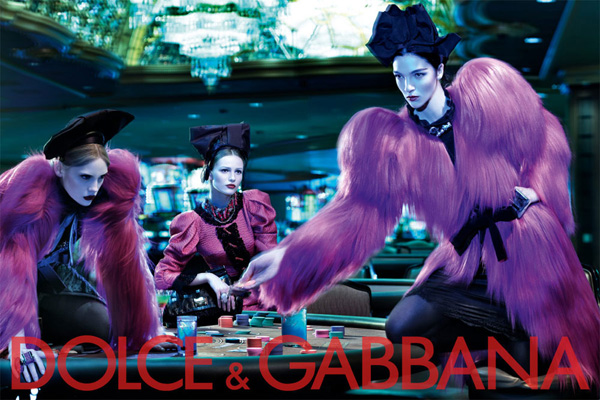 Dolce & Gabbana Fall '09 Ad Dolce & Gabbana Fall '09 Ad
