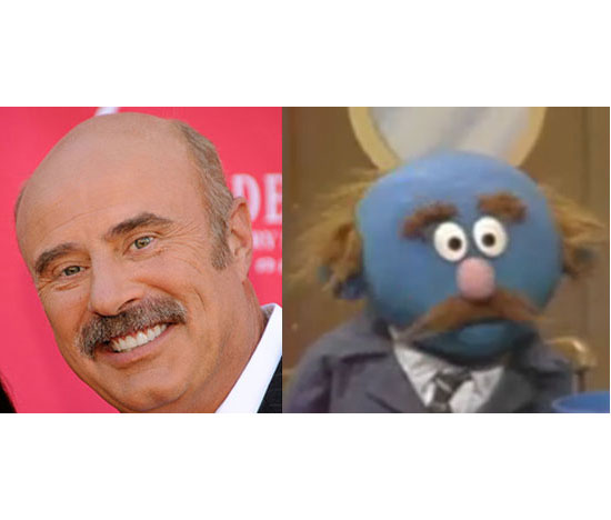 Six Celebrities Who Look Like Cartoon Characters and Muppets