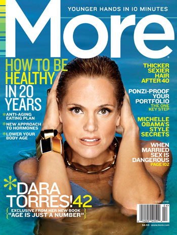 Dara Torres Interviewed in April Issue of More Magazine