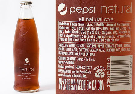 Pepsi Rolls Out New Pepsi Natural Made With Sugar