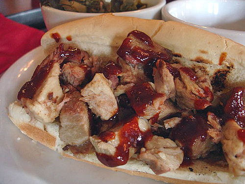 Recipe For Chopped Barbecued Pork Sandwich