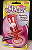 Light-up Lollipop Pacifier Featuring the Easter Bunny