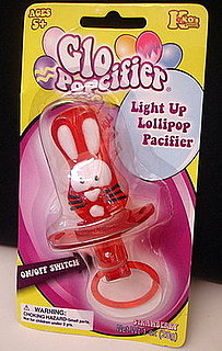Light-up Lollipop Pacifier Featuring the Easter Bunny