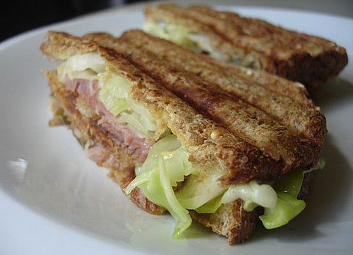 Recipe For Ham and Cabbage Reuben Sandwich