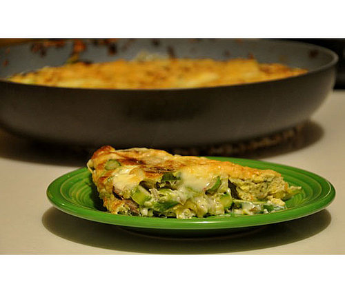 Leek, Mushroom, Asparagus Frittata Leek, Mushroom, Asparagus Frittata