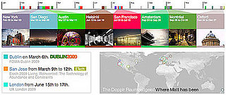 Upload Trips to Dopplr and Share With Your Friends