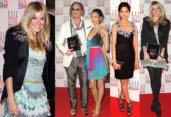 Photos of Sienna Miller, Freida Pinto, Mickey Rourke, Courtney Love, Thandie Newton at the Elle UK Style Awards Photos of Sienna Miller, Freida Pinto, Mickey Rourke, Courtney Love, Thandie Newton at the Elle UK Style Awards