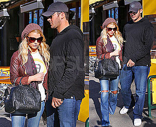 Photos of Jessica Simpson and Tony Romo Leaving Da Silvano in NYC