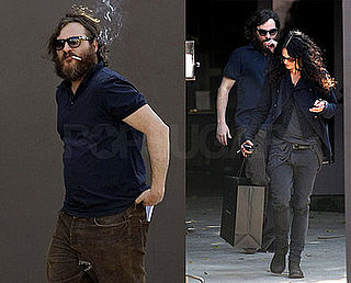 Photos of Joaquin Phoenix Smoking a Cigarette and Shopping in LA
