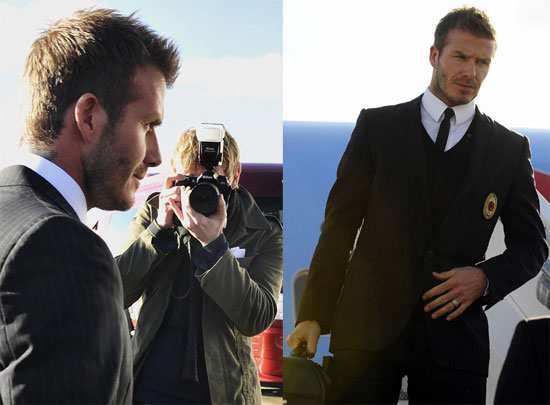 David Beckham Press Conference in Germany