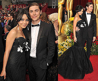Photos of Zac Efron and Vanessa at the 2009 Oscars