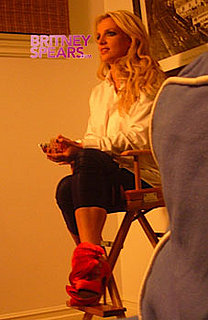 Photos of Britney Spears on the Set of Her Video For "If U Seek Amy"