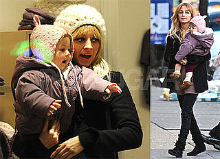 Photos of Nicole Richie and Harlow Shopping in Soho During Fashion Week
