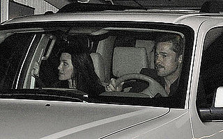 Photo of Brad Pitt and Angelina Jolie at Katsuya After Valentine's Day