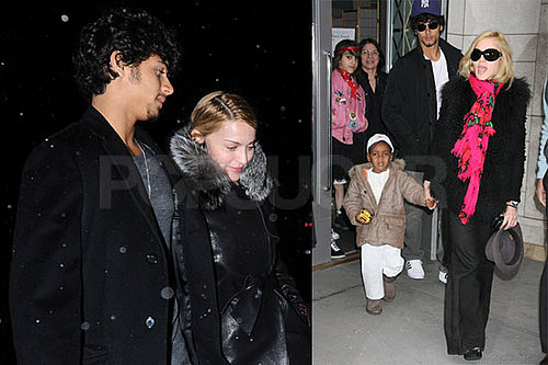 Photos of Madonna, Jesus Luz, Rocco Ritchie, Lourdes Leon, David Ritchie at Kabbalah in NYC