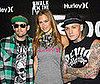 Photo of Bar Refaeli with the Madden Brothers at Hurley's "Walk The Walk" Fashion Show and Design Competition