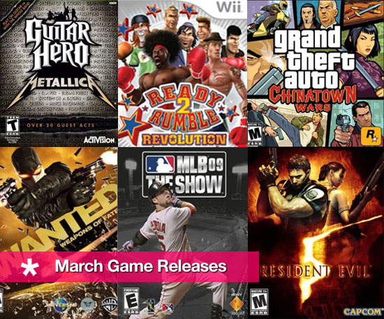 March Game Releases March Game Releases