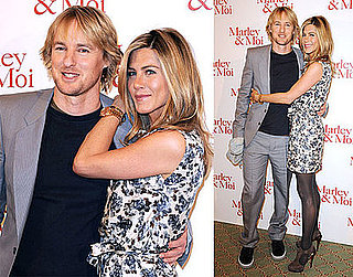 Photos of Jennifer Aniston and Owen Wilson at Marley & Me Photo Call in Paris