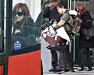 Photos of Ashlee Simpson, Pete Wentz, Bronx Wentz in Manchester