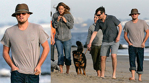 Photos of Leonardo DiCaprio and Bar Refaeli at Malibu Beach