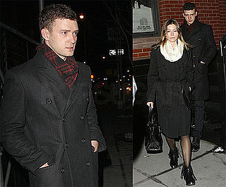 Photos of Justin Timberlake and Jessica Biel in NYC on Jessica Biel's 27th Birthday