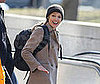 First Photo of Angelina Jolie Filming Salt on Set