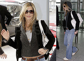 Photos of Jennifer Aniston at Heathrow, John Mayer Voted For Himself As a Keeper in Poll About Whether He and Jen Will Last