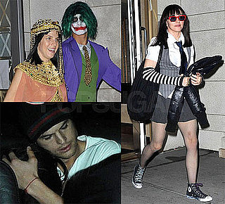 Photos of Madonna, Jesus Luz, Ashton Kutcher, Demi Moore Dressed Up For Purim Party at Kabbalah Center in NYC