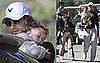 Halle Berry with Gabriel and Nahla Aubry