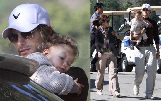 Halle Berry with Gabriel and Nahla Aubry