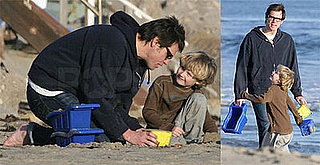 Photos of Jim Carrey and Evan Asher at the Beach in Malibu