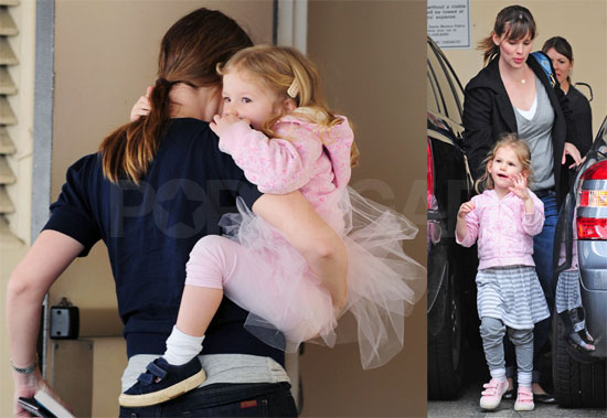 Jennifer Garner, Ben Affleck, Violet in LA