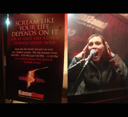 I was so close to winning the screaming contest. Unfortunately, there's no prize for second place! 